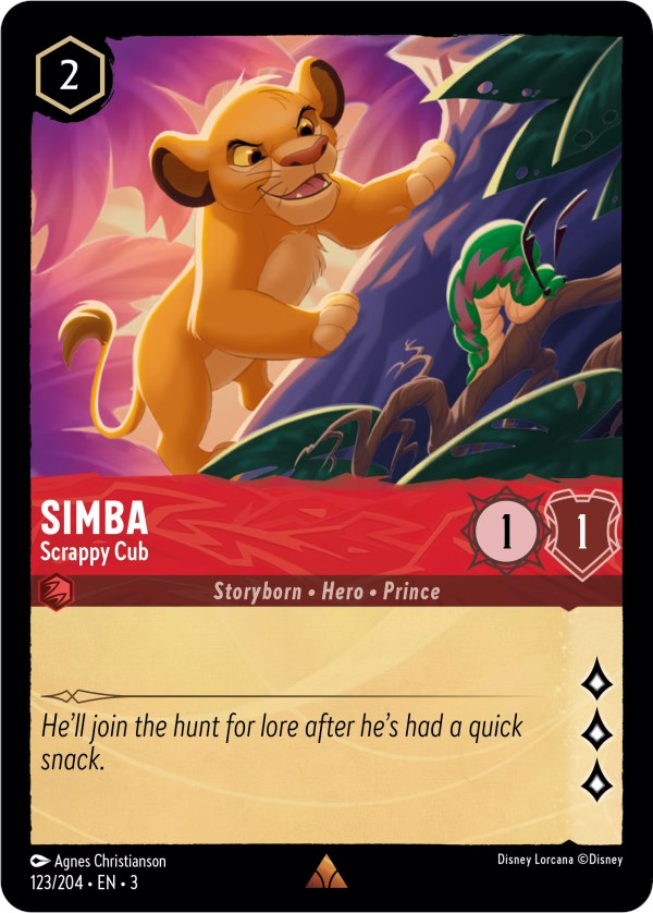 Simba - Scrappy Cub (123/204) [Into the Inklands] | Rock City Comics
