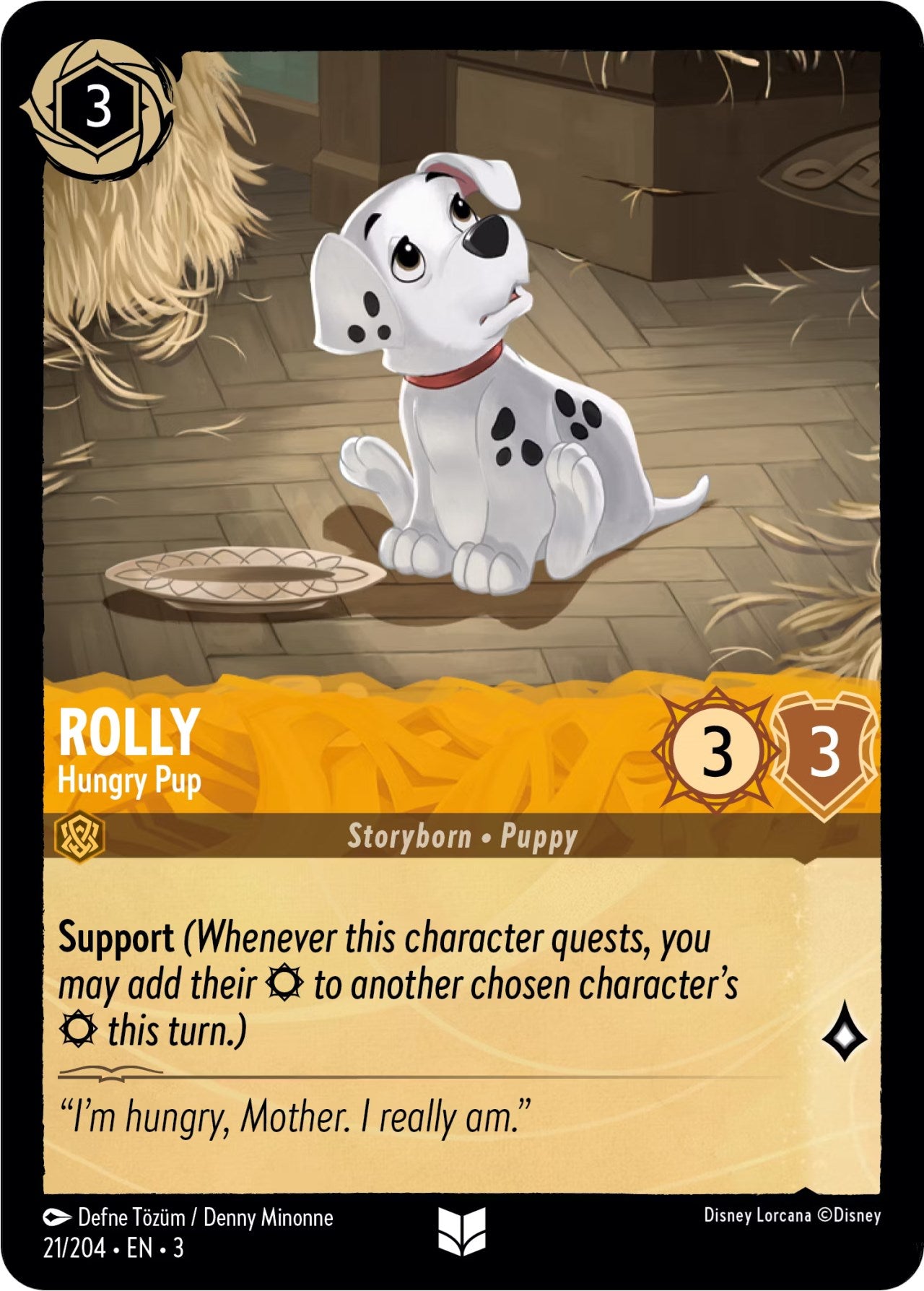Rolly - Hungry Pup (21/204) [Into the Inklands] | Rock City Comics