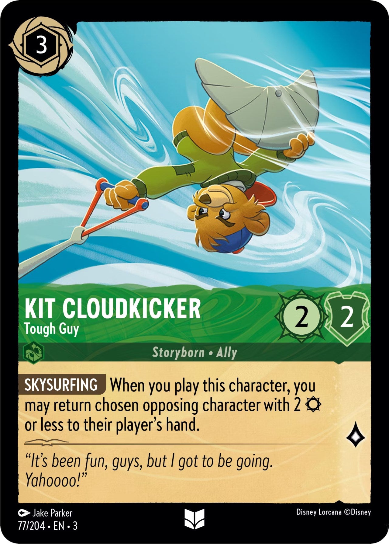 Kit Cloudkicker - Tough Guy (77/204) [Into the Inklands] | Rock City Comics