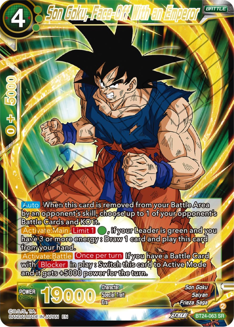 Son Goku, Face-Off With an Emperor (BT24-063) [Beyond Generations] | Rock City Comics