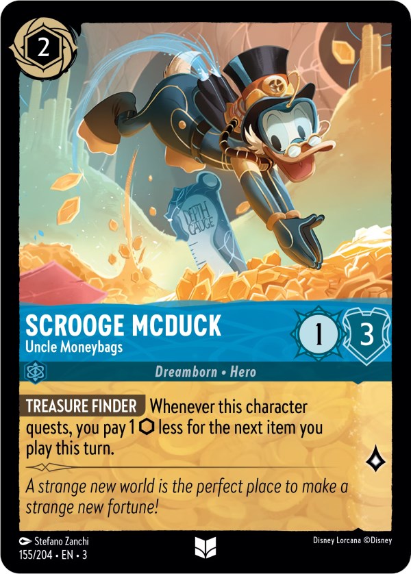 Scrooge McDuck - Uncle Moneybags (155/204) [Into the Inklands] | Rock City Comics