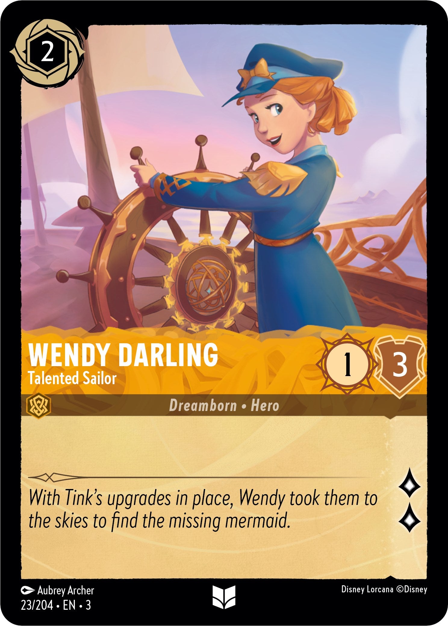 Wendy Darling - Talented Sailor (23/204) [Into the Inklands] | Rock City Comics