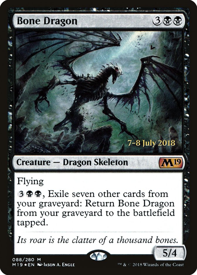Bone Dragon [Core Set 2019 Prerelease Promos] | Rock City Comics
