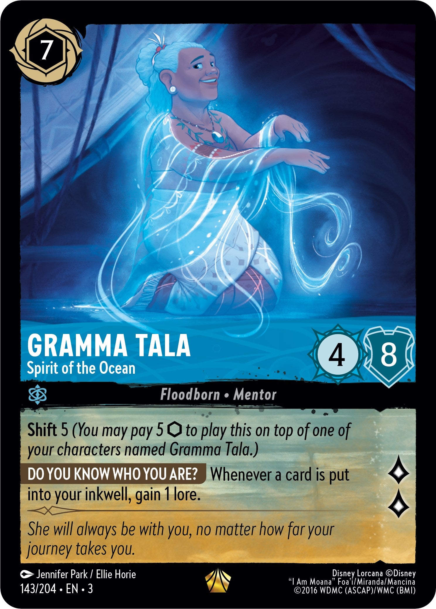 Gramma Tala - Spirit of the Ocean (143/204) [Into the Inklands] | Rock City Comics