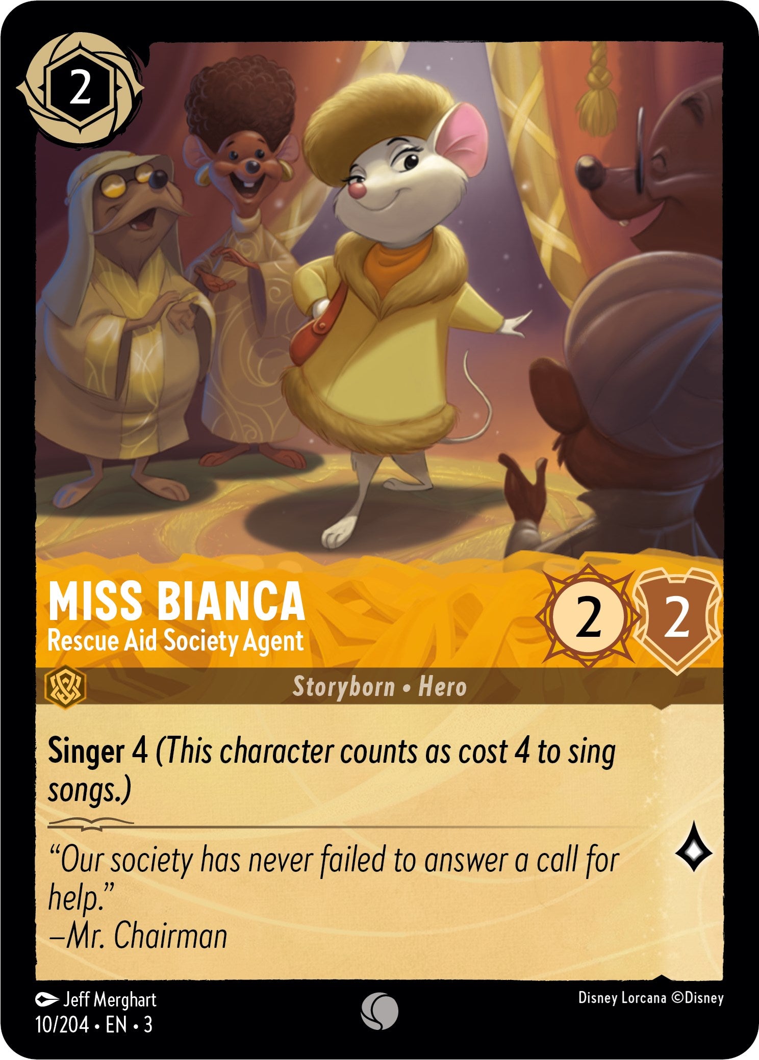 Miss Bianca - Rescue Aid Society Agent (10/204) [Into the Inklands] | Rock City Comics