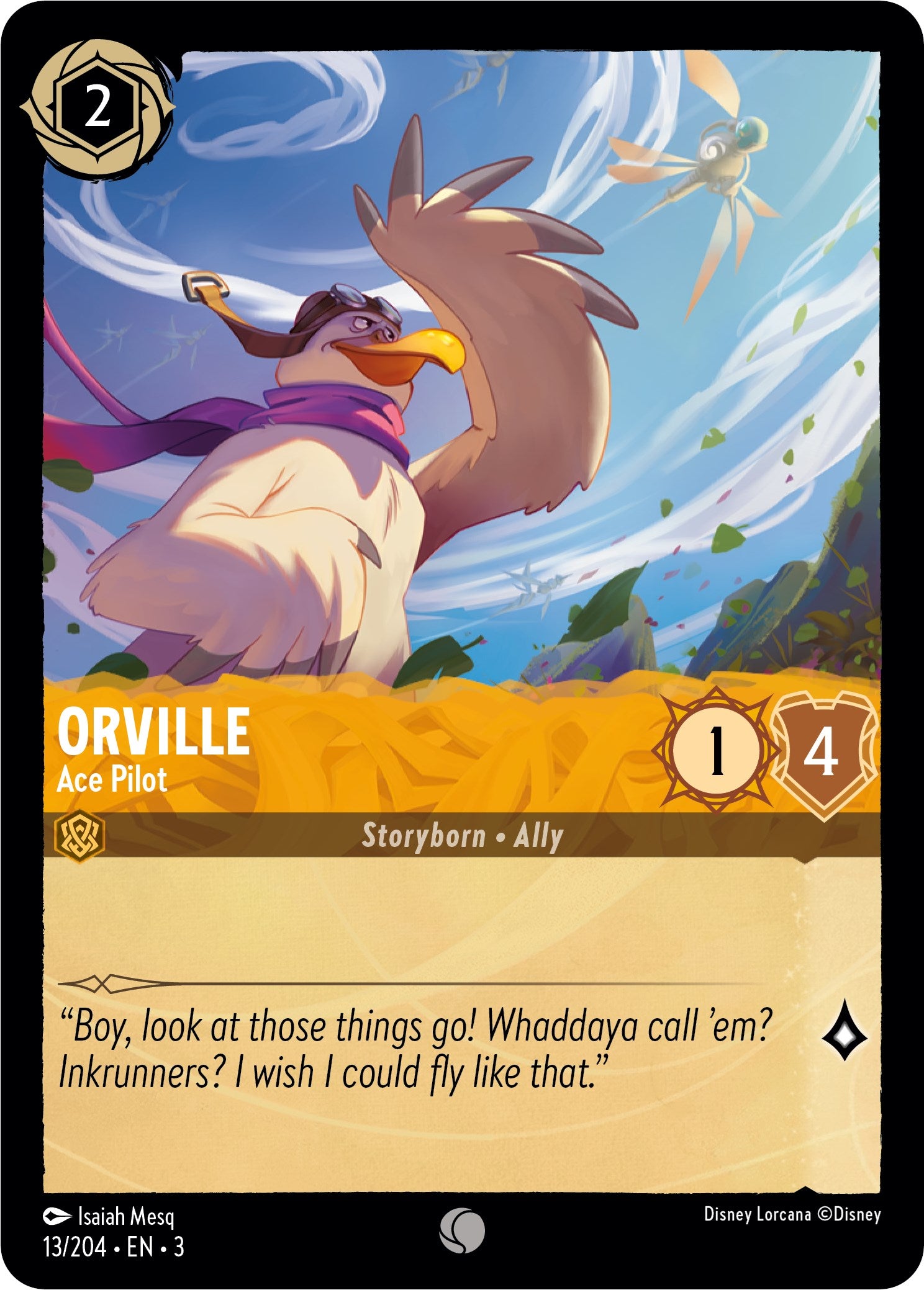 Orville - Ace Pilot (13/204) [Into the Inklands] | Rock City Comics
