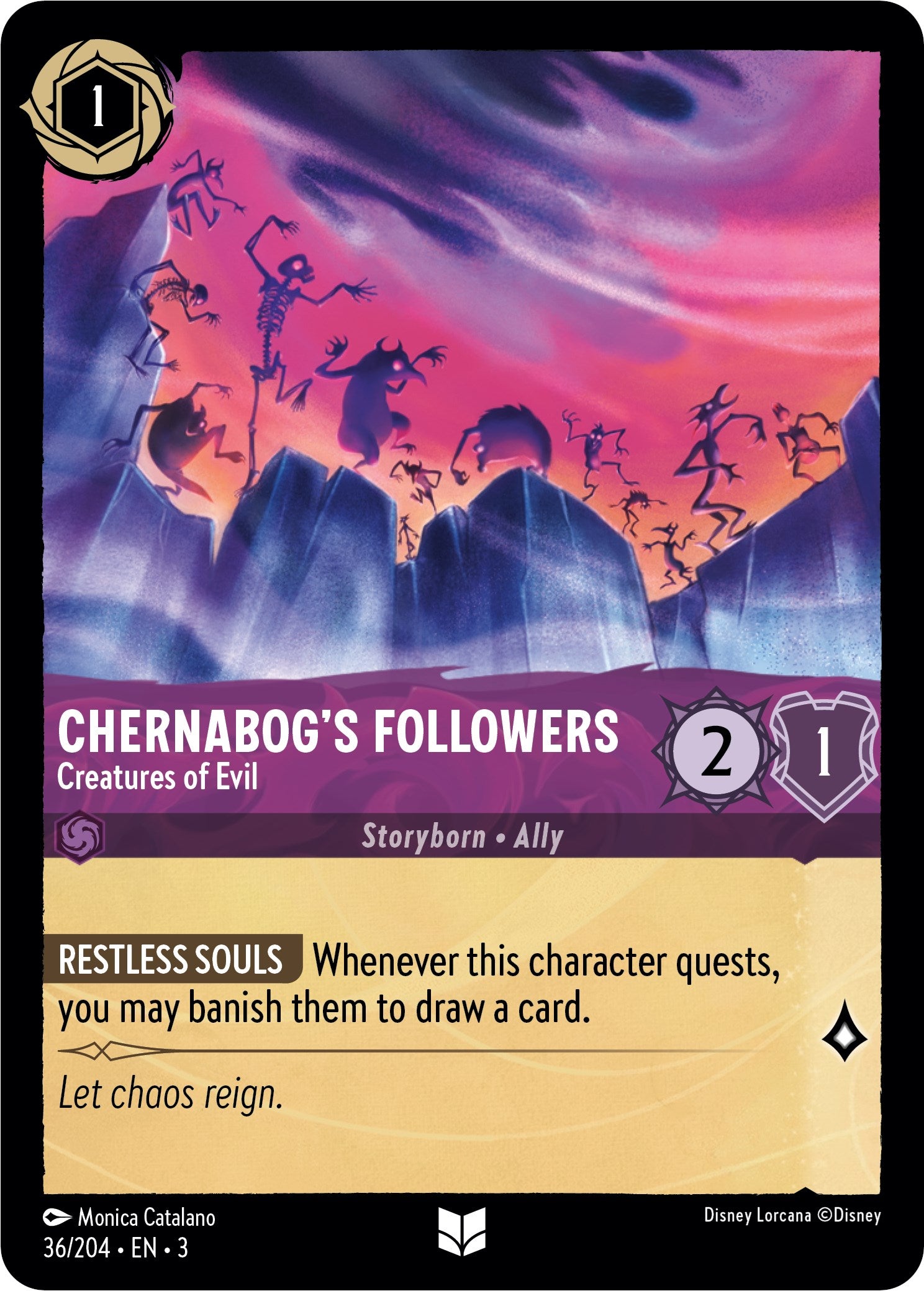 Chernabog's Followers - Creatures of Evil (36/204) [Into the Inklands] | Rock City Comics