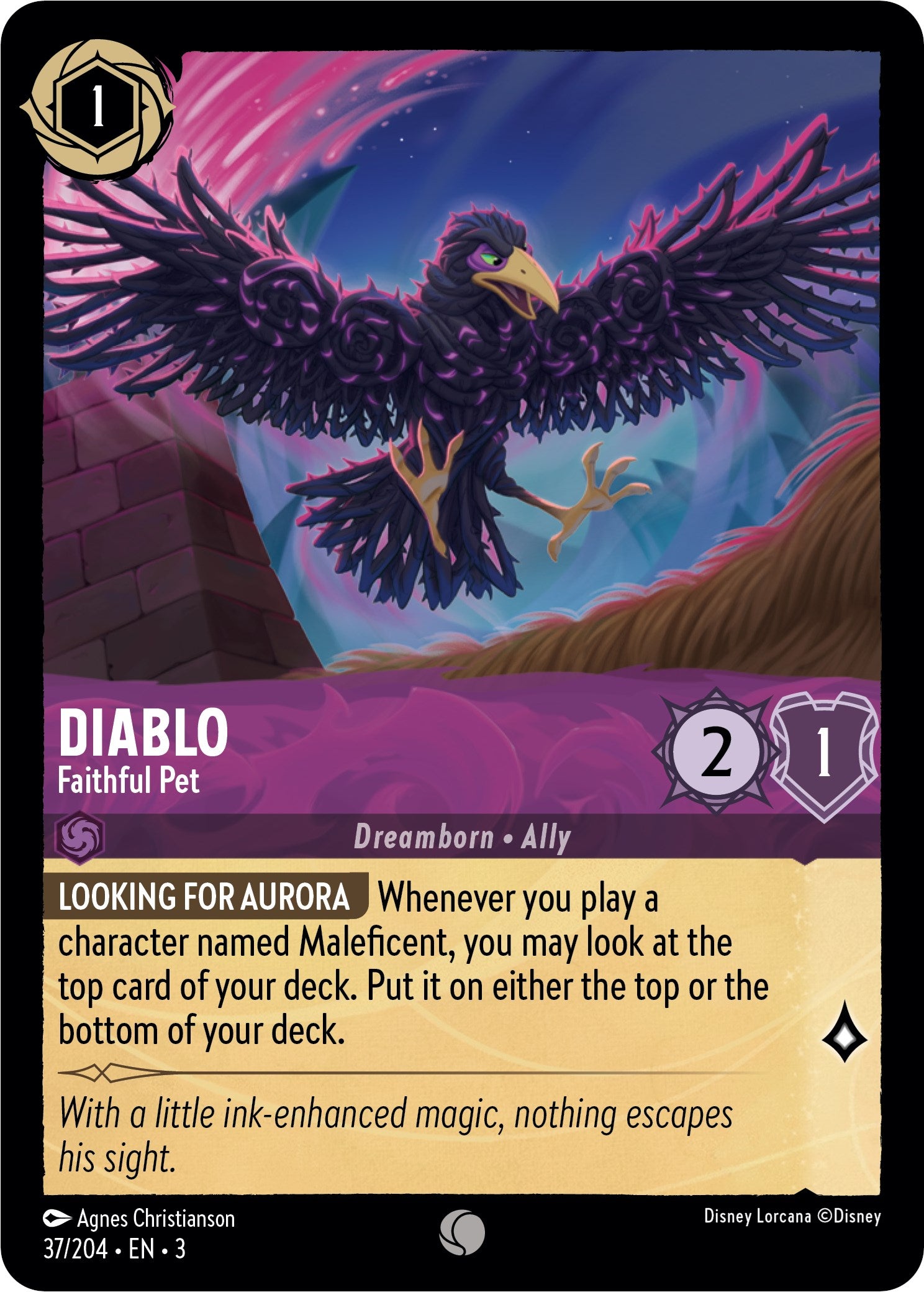 Diablo - Faithful Pet (37/204) [Into the Inklands] | Rock City Comics