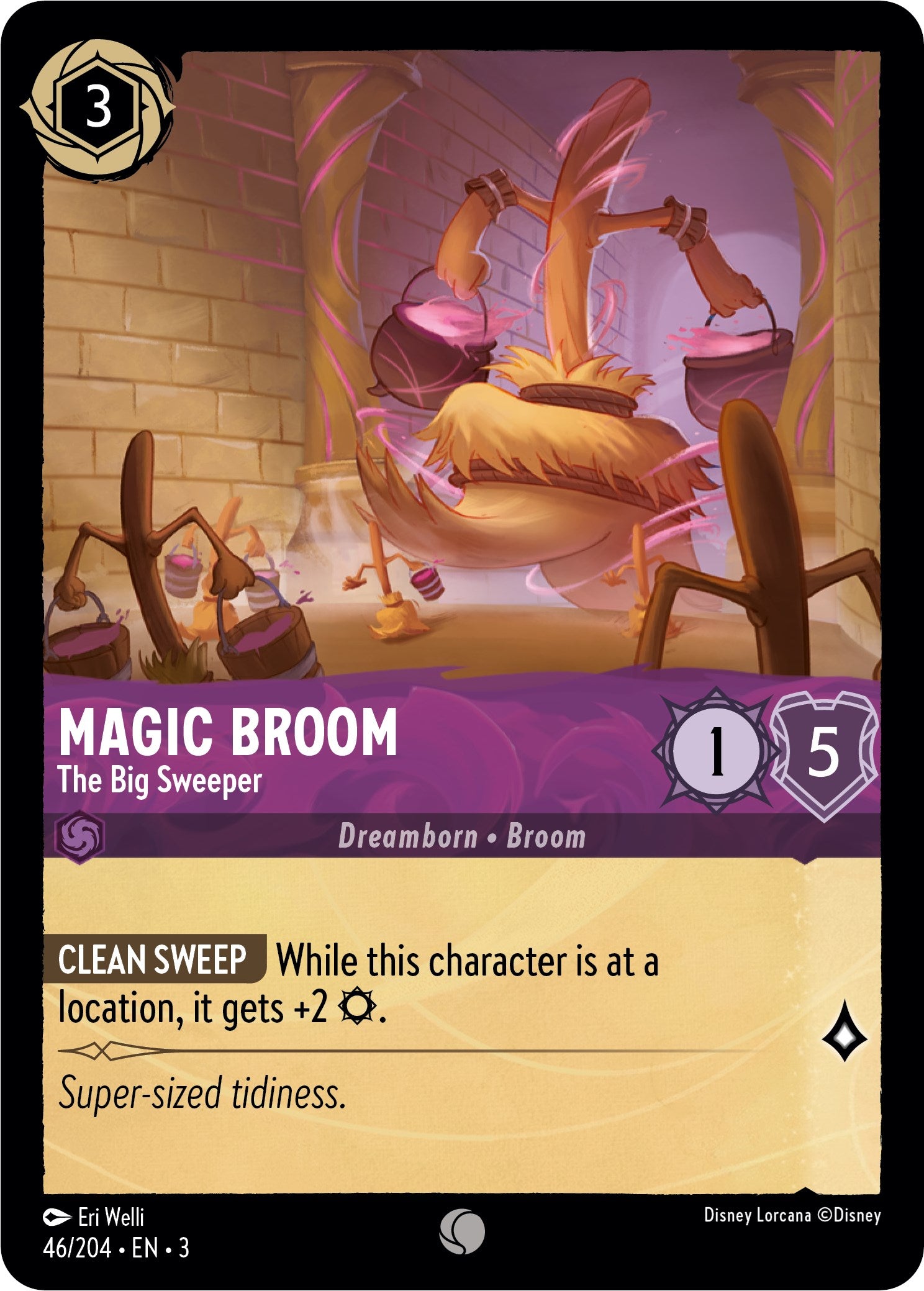 Magic Broom - The Big Sweeper (46//204) [Into the Inklands] | Rock City Comics