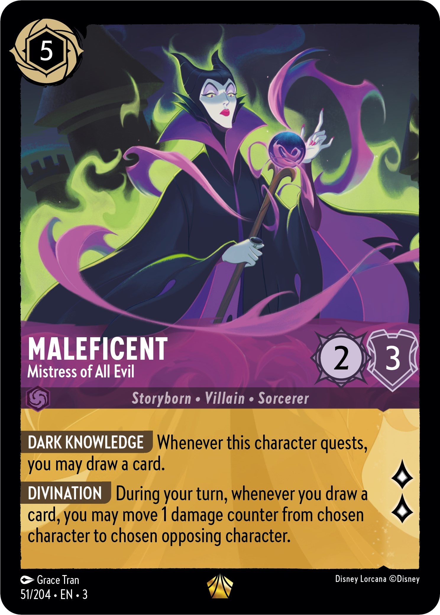 Maleficent - Mistress of All Evil (51/204) [Into the Inklands] | Rock City Comics