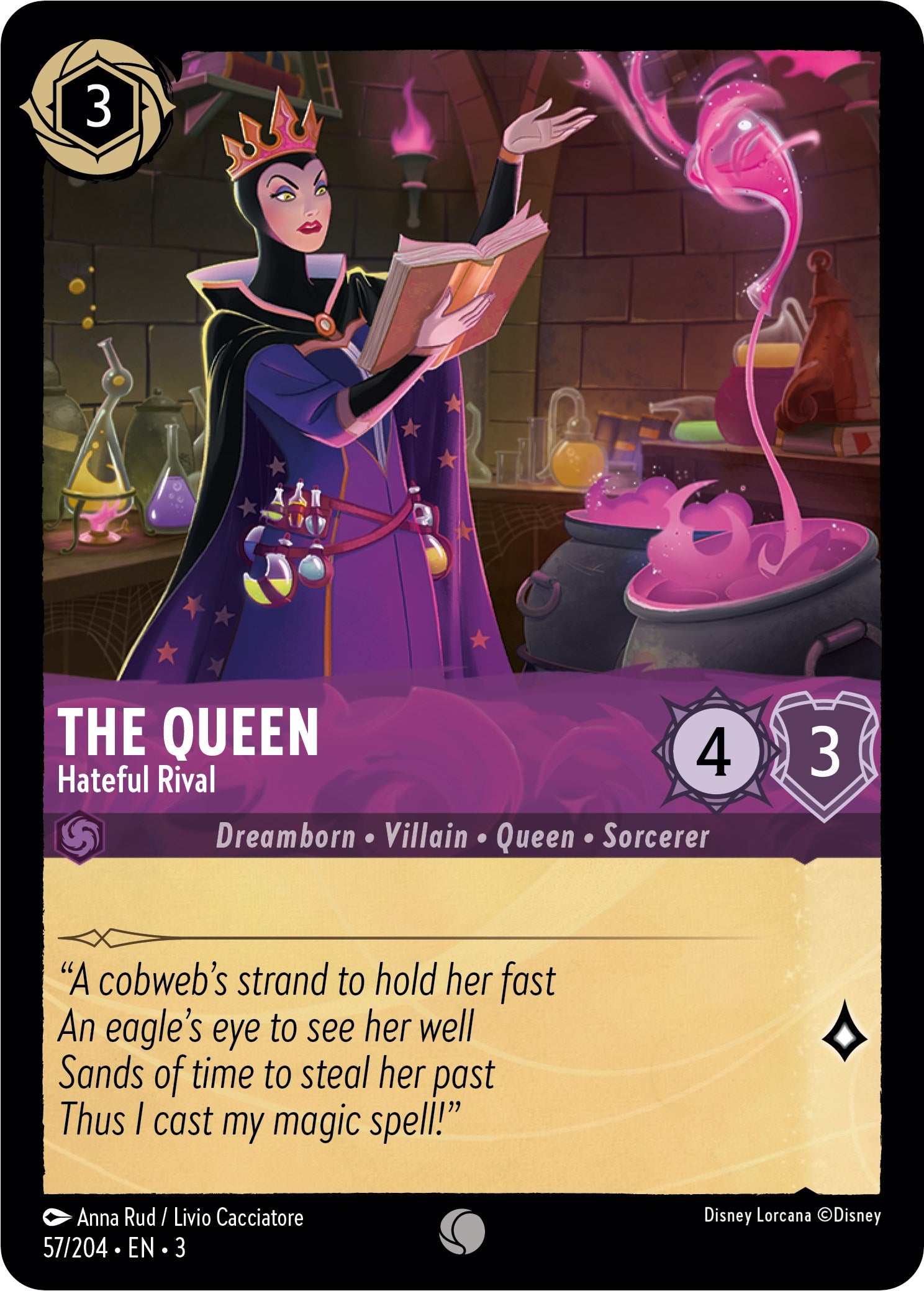 The Queen - Hateful Rival (57/204) [Into the Inklands] | Rock City Comics