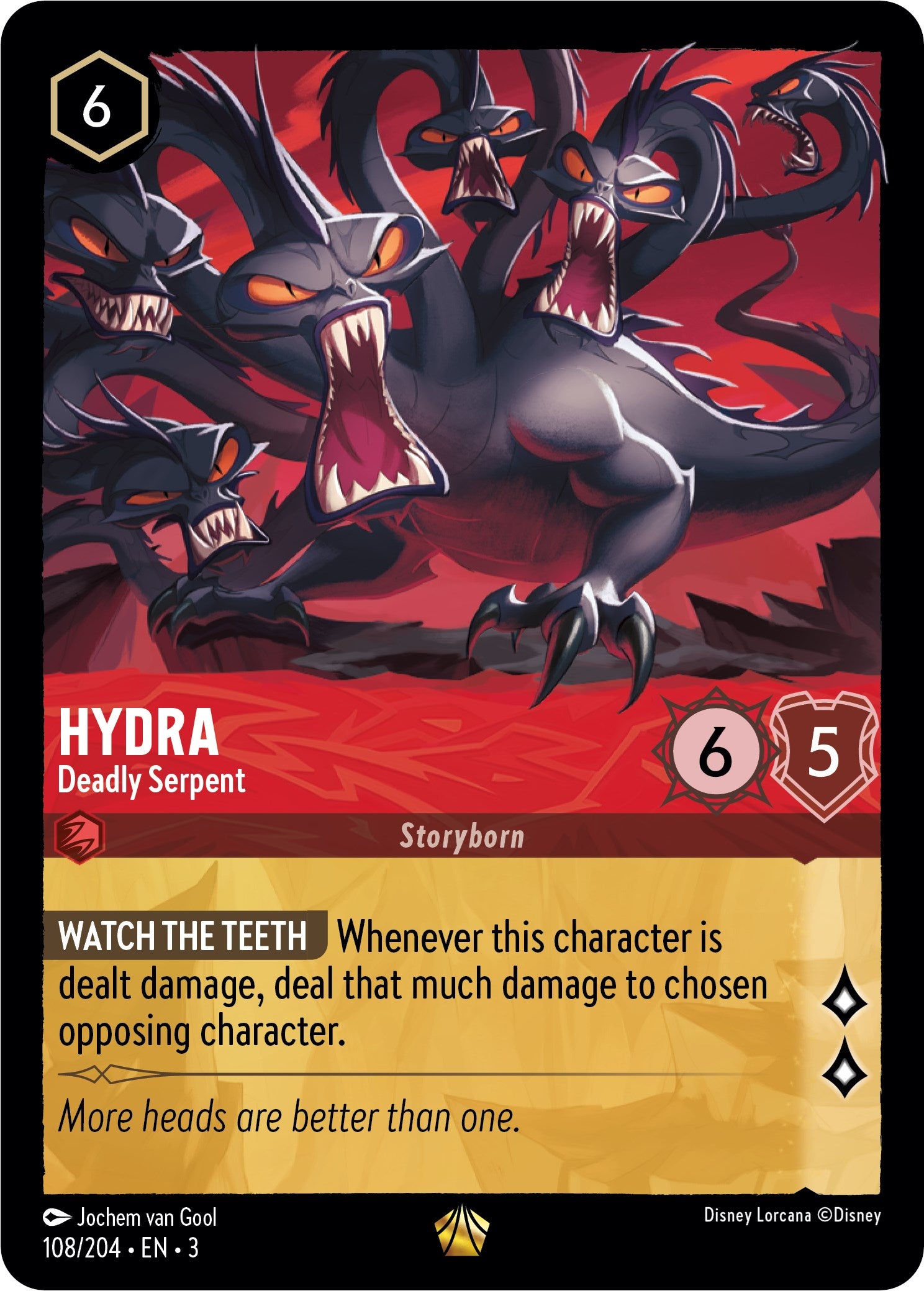 Hydra - Deadly Serpent (108/204) [Into the Inklands] | Rock City Comics