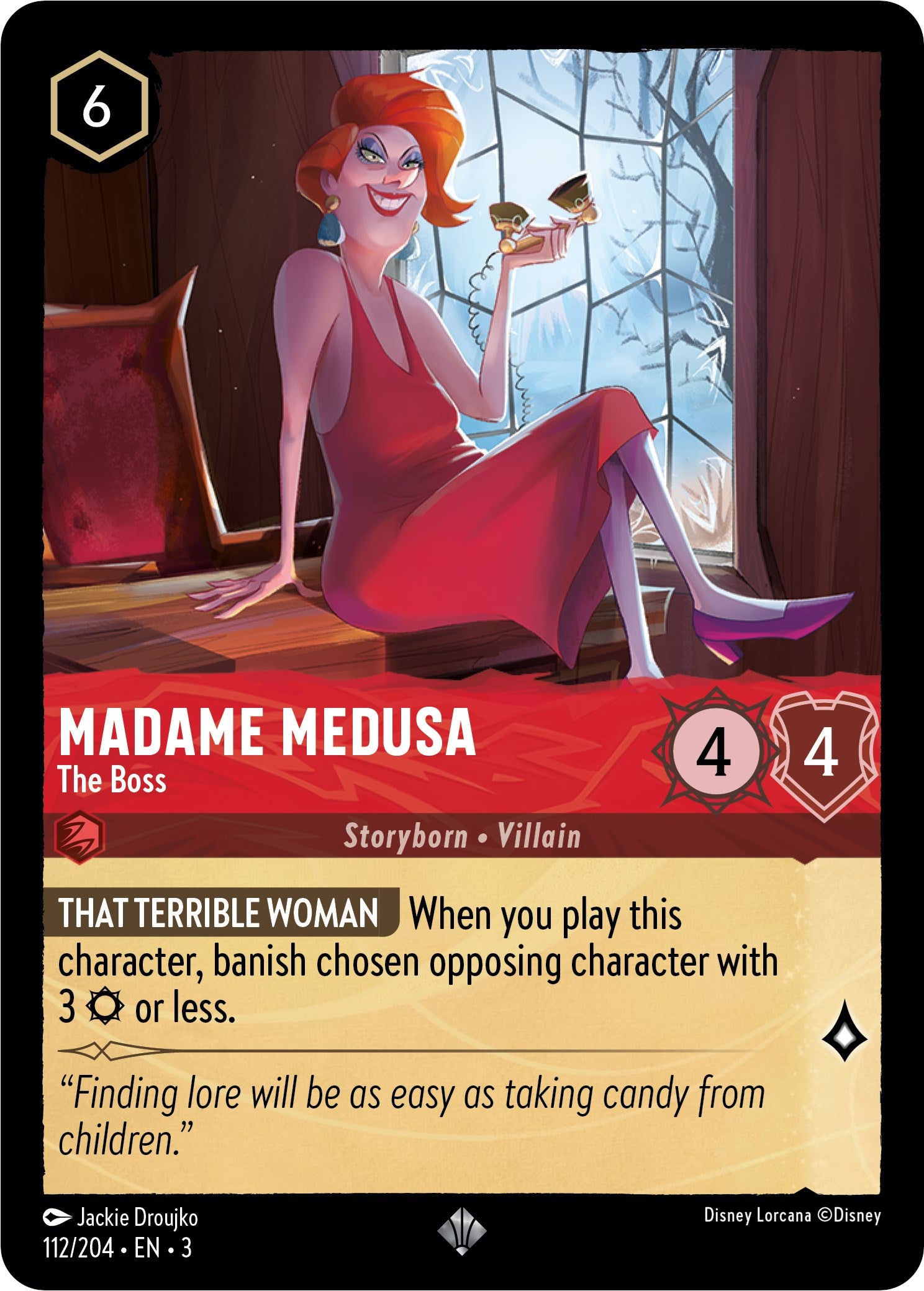 Madame Medusa - The Boss (112/204) [Into the Inklands] | Rock City Comics