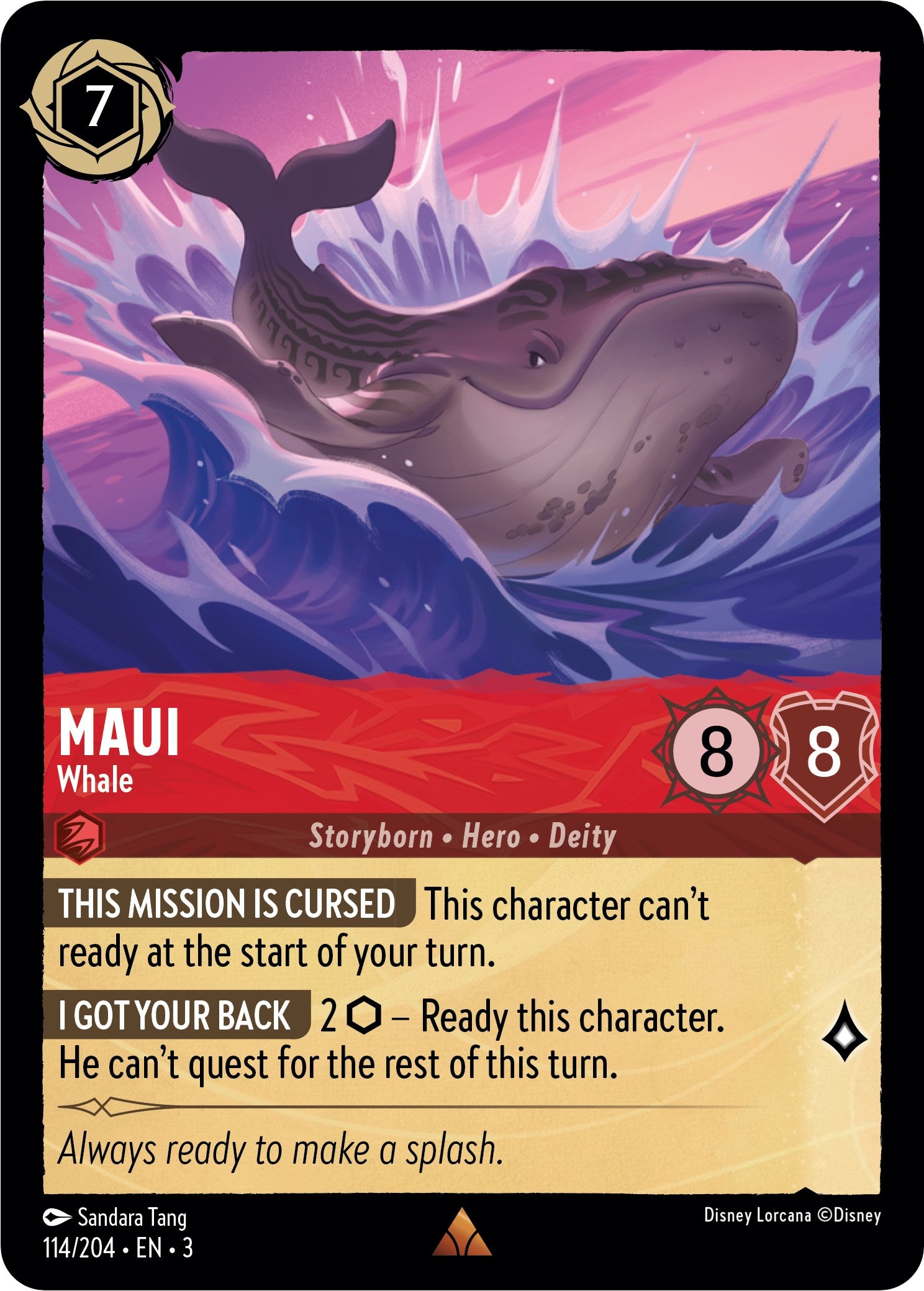 Maui - Whale (114//204) [Into the Inklands] | Rock City Comics