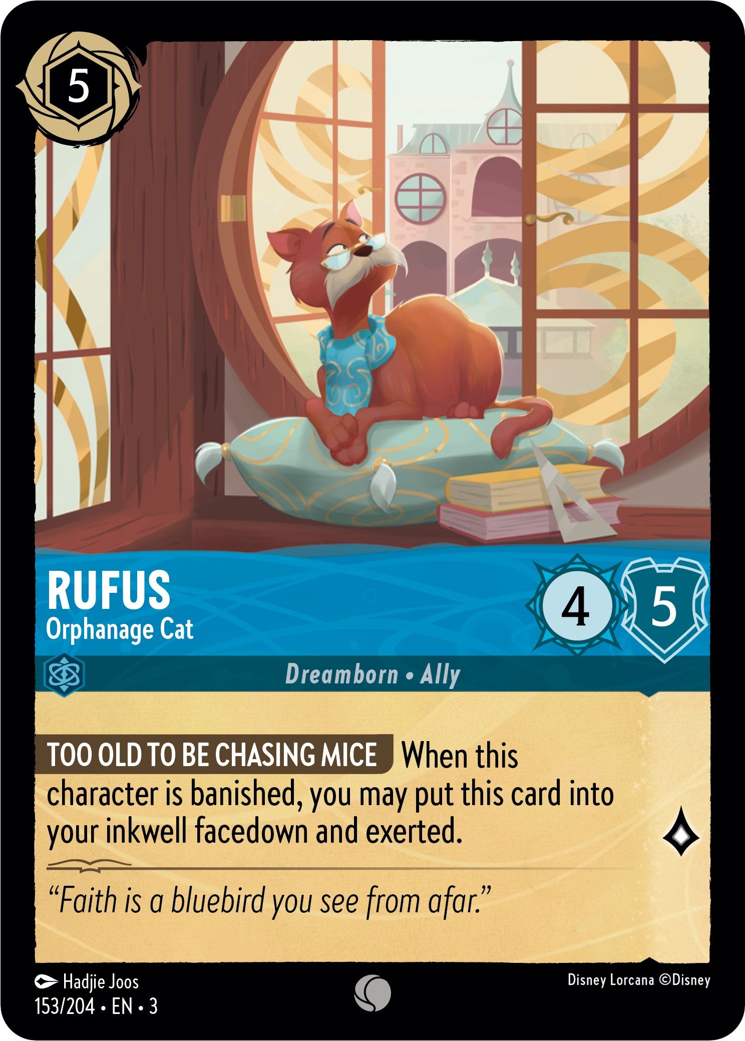 Rufus - Orphanage Cat (153/204) [Into the Inklands] | Rock City Comics