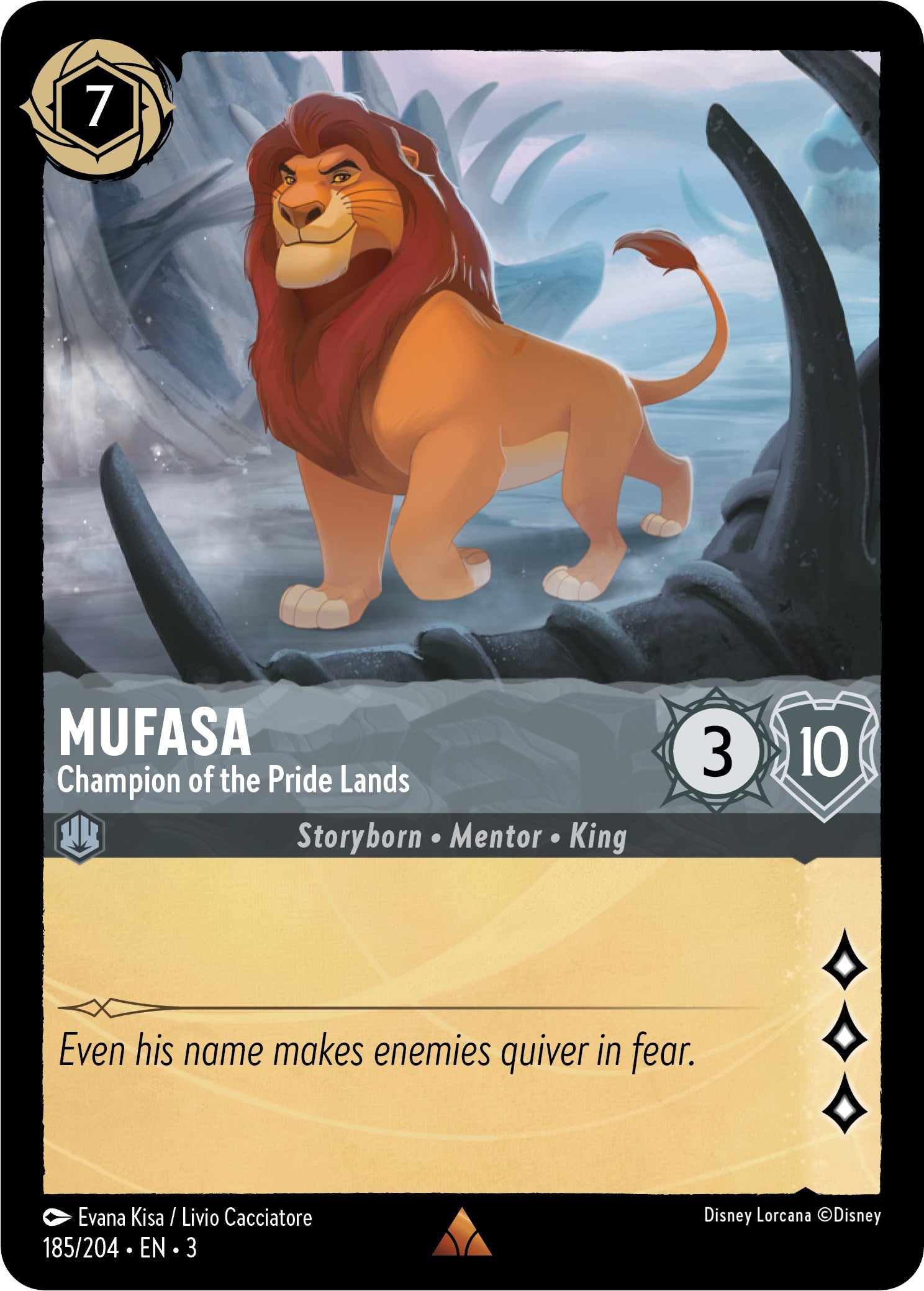 Mufasa - Champion of the Pride Lands (185/204) [Into the Inklands] | Rock City Comics