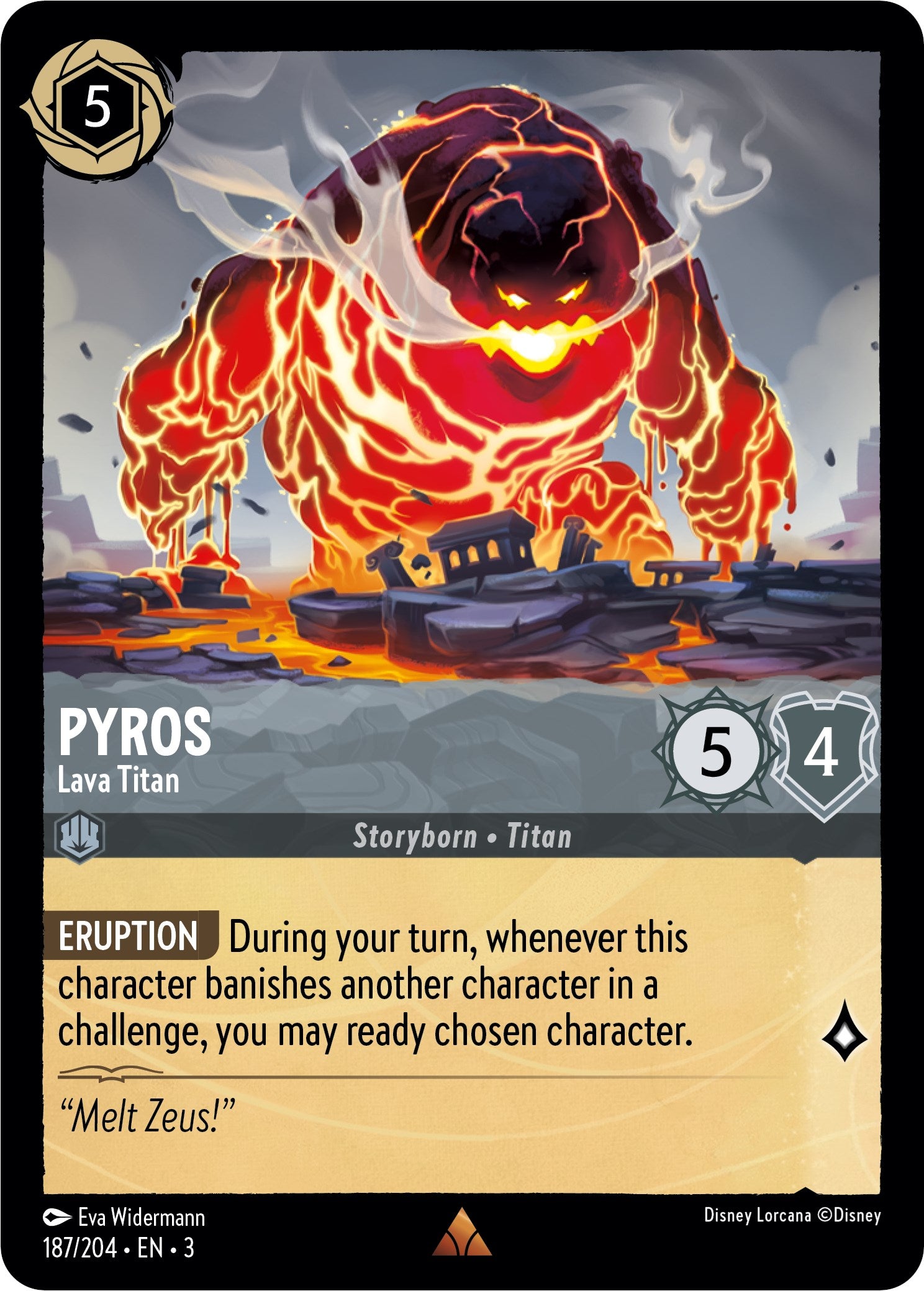 Pyros - Lava Titan (187/204) [Into the Inklands] | Rock City Comics