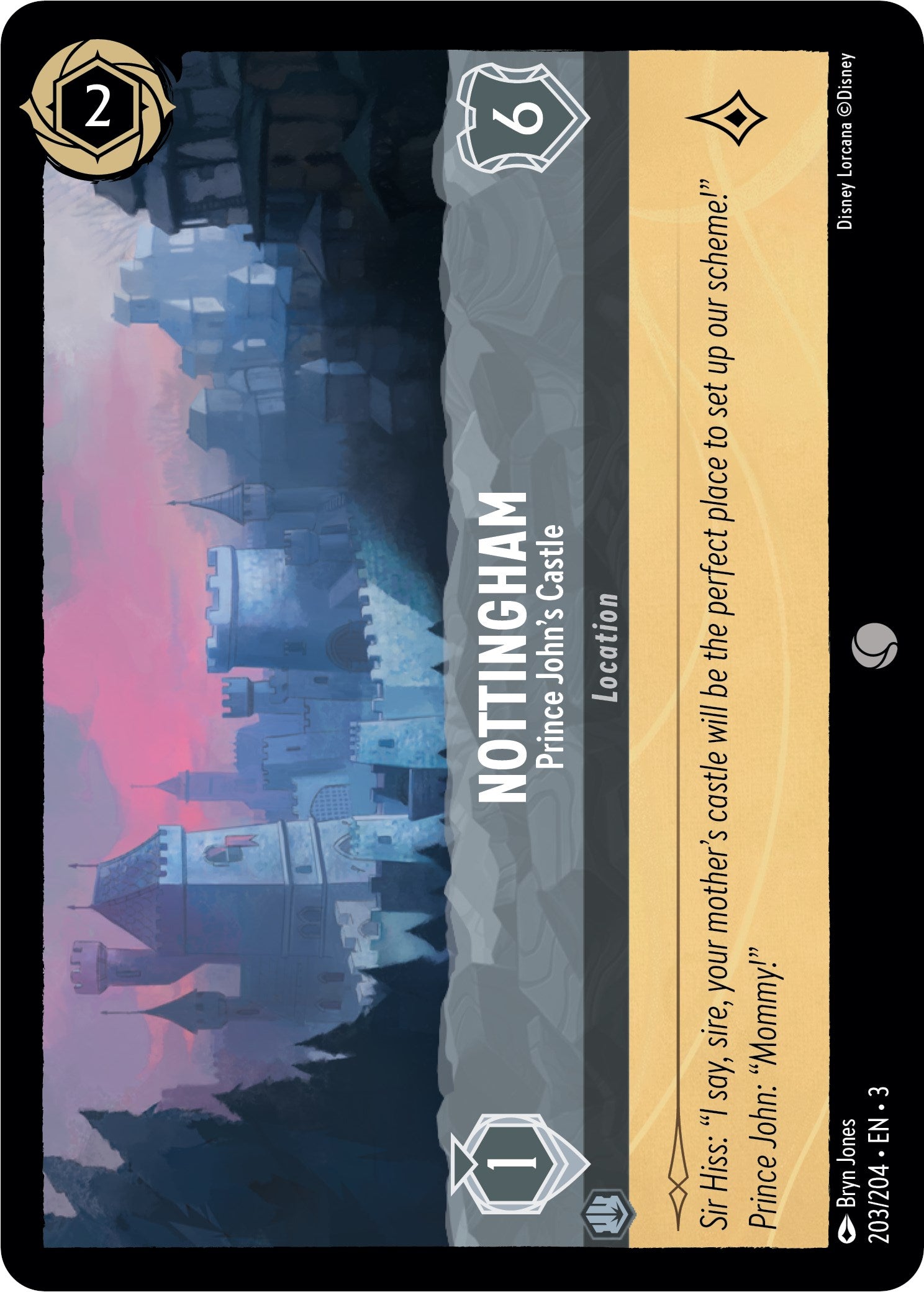 Nottingham - Prince John's Castle (203/204) [Into the Inklands] | Rock City Comics