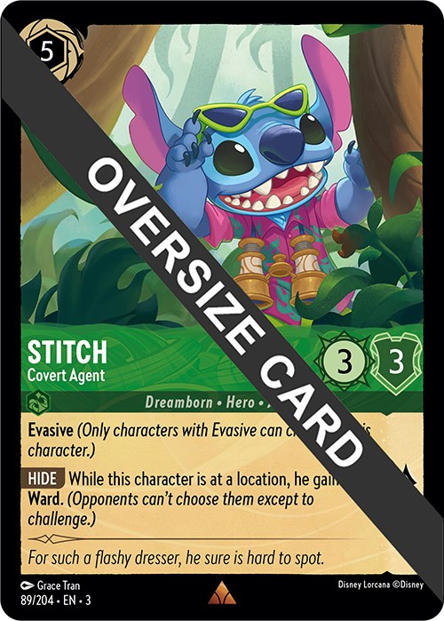 Stitch - Covert Agent (Oversized) (89//204) [Into the Inklands] | Rock City Comics