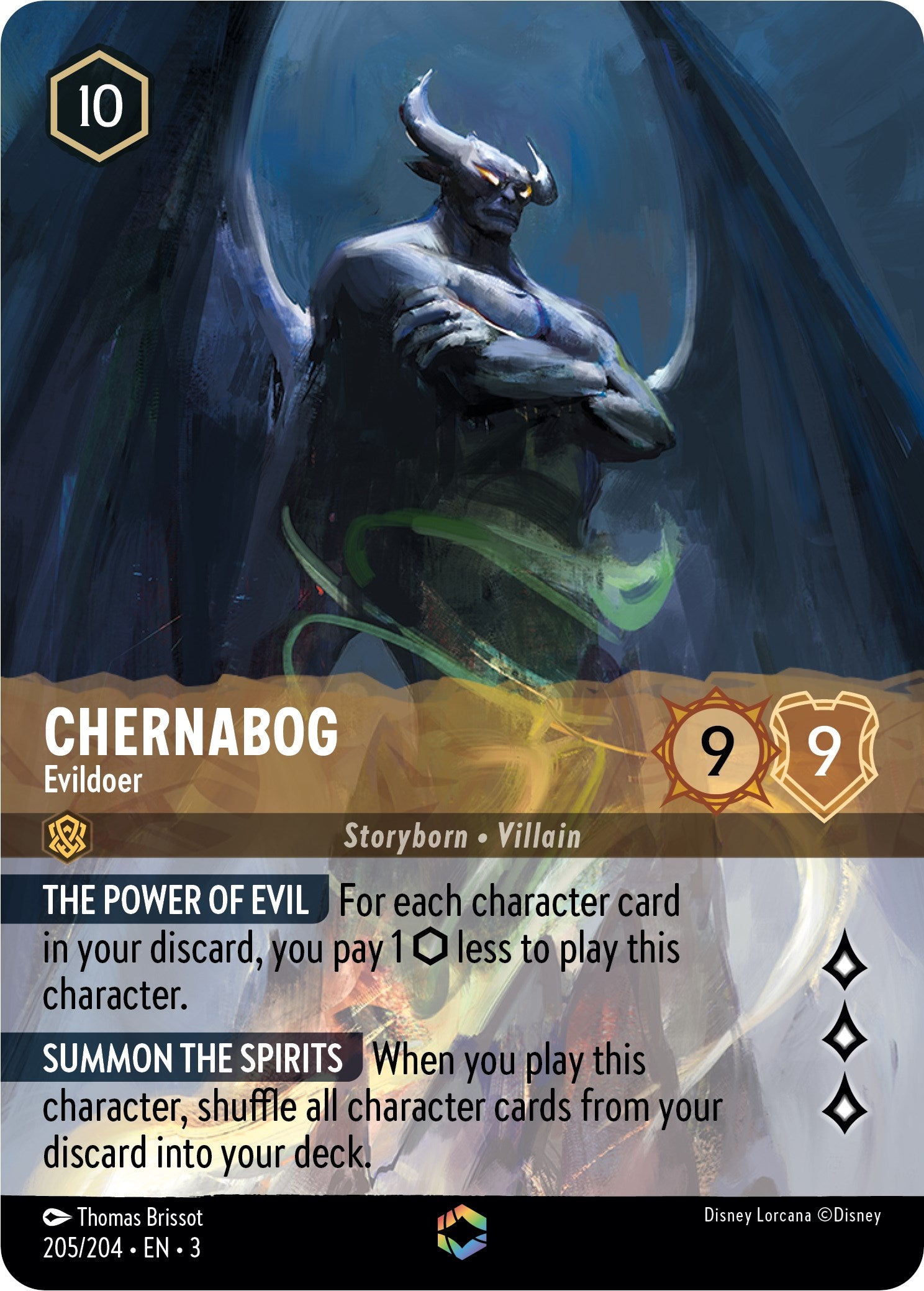 Chernabog - Evildoer (Alternate Art) (205/204) [Into the Inklands] | Rock City Comics
