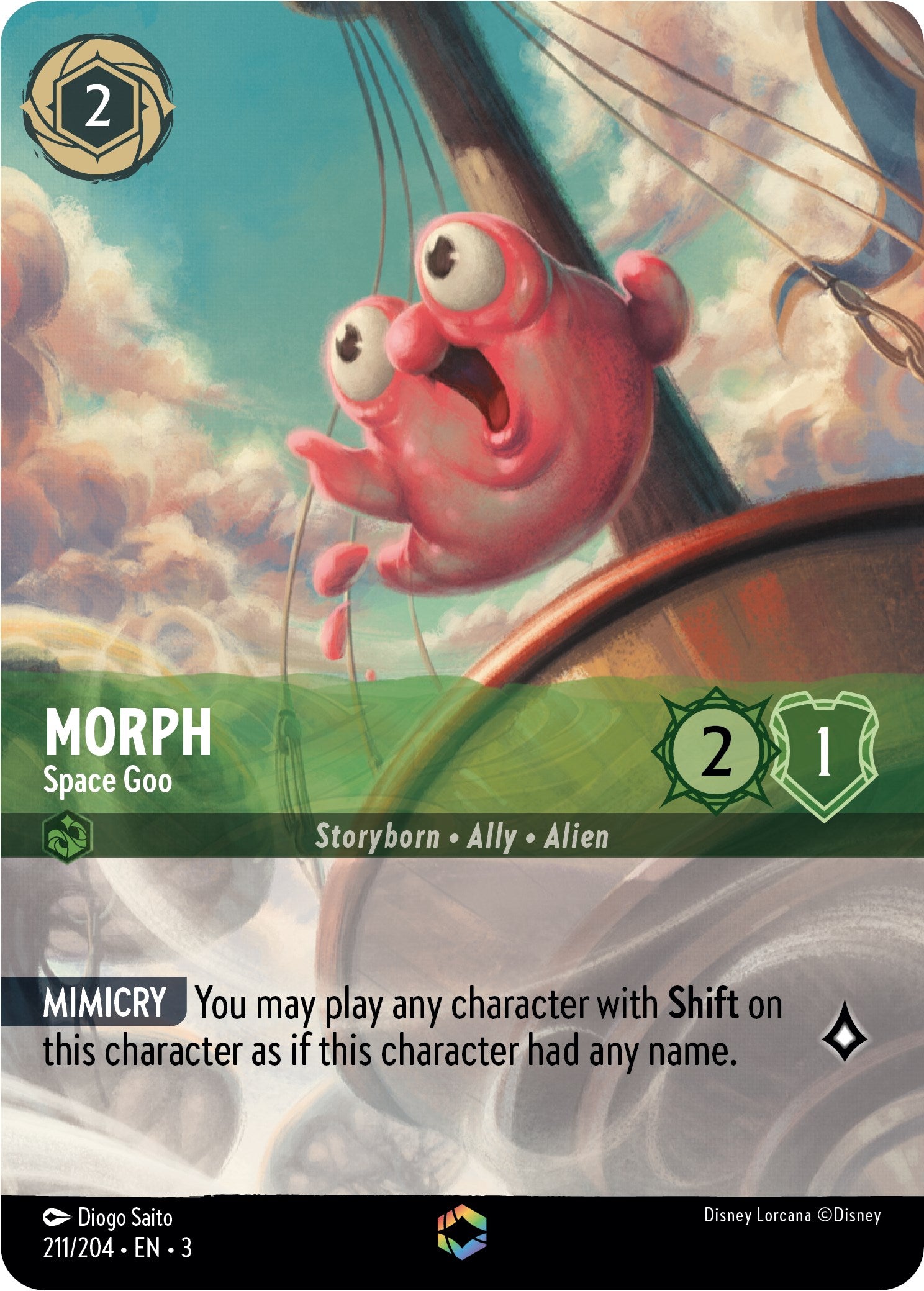 Morph - Space Goo (Alternate Art) (211/204) [Into the Inklands] | Rock City Comics