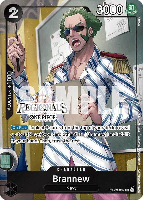 Brannew (Online Regional 2024) [Participant] [One Piece Promotion Cards] | Rock City Comics