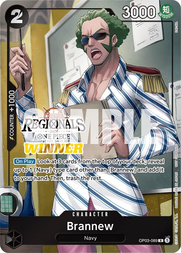 Brannew (Online Regional 2024) [Winner] [One Piece Promotion Cards] | Rock City Comics