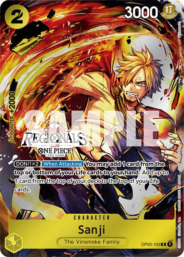 Sanji (Offline Regional 2024) [Participant] [One Piece Promotion Cards] | Rock City Comics