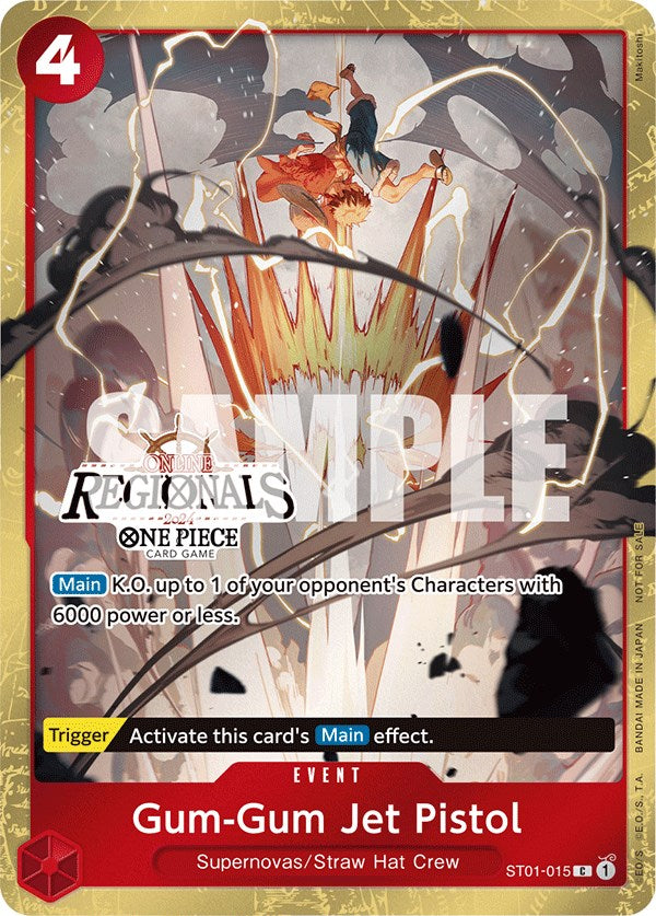 Gum-Gum Jet Pistol (Online Regional 2024) [Participant] [One Piece Promotion Cards] | Rock City Comics