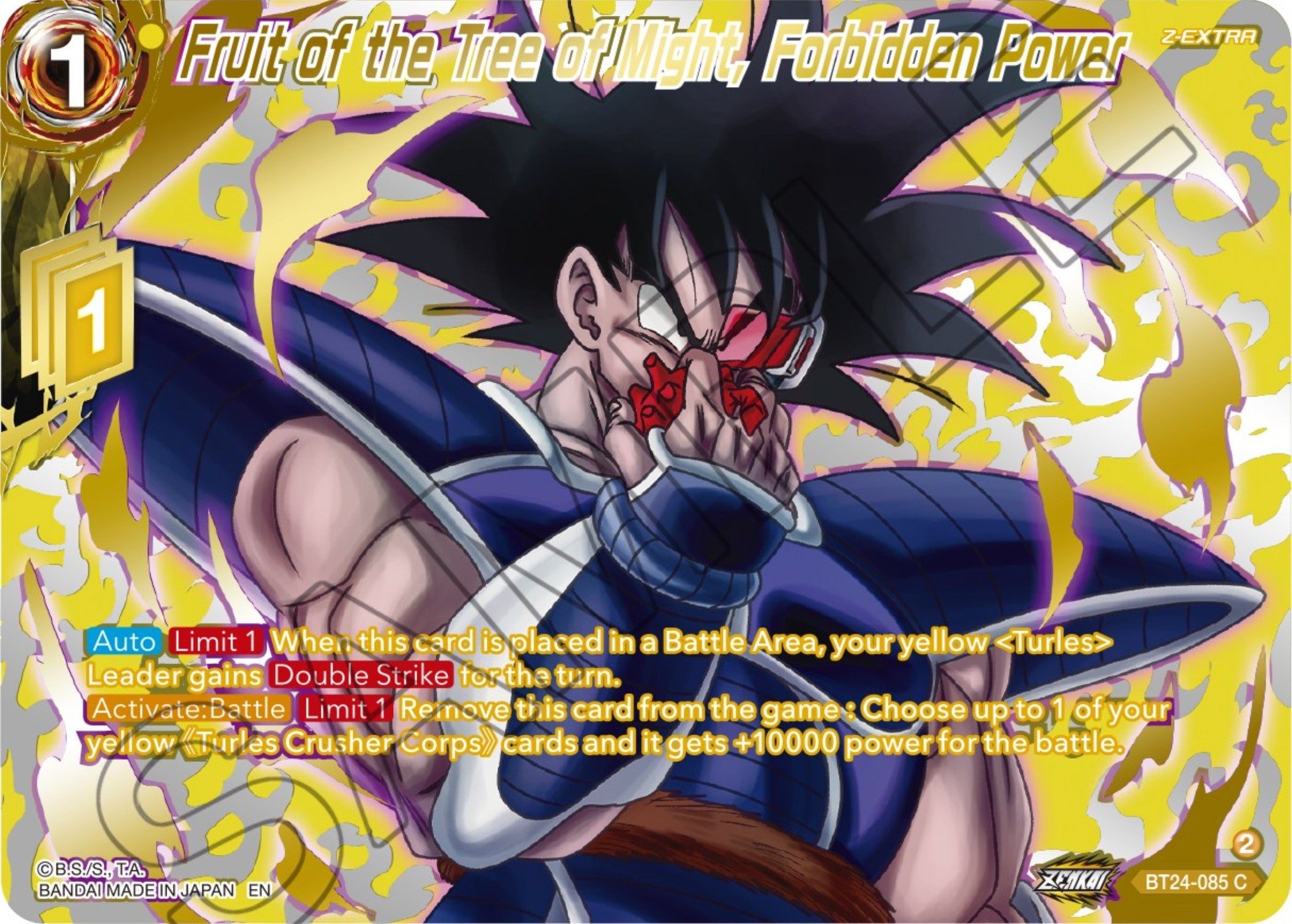 Fruit of the Tree of Might, Forbidden Power (Collector Booster) (BT24-085) [Beyond Generations] | Rock City Comics