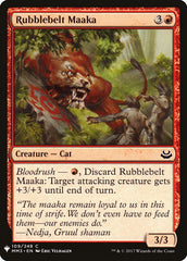 Rubblebelt Maaka [Mystery Booster] | Rock City Comics