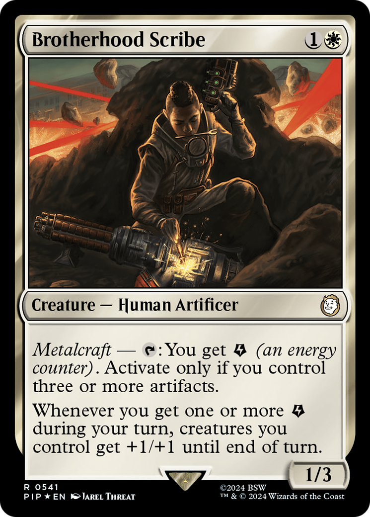 Brotherhood Scribe (Surge Foil) [Fallout] | Rock City Comics