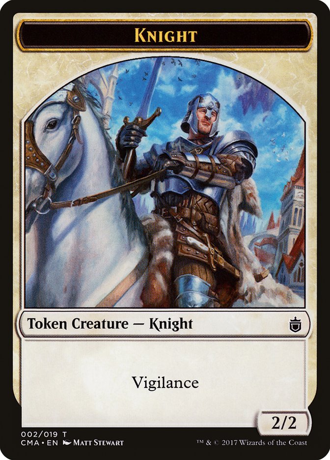 Knight Token [Commander Anthology Tokens] | Rock City Comics