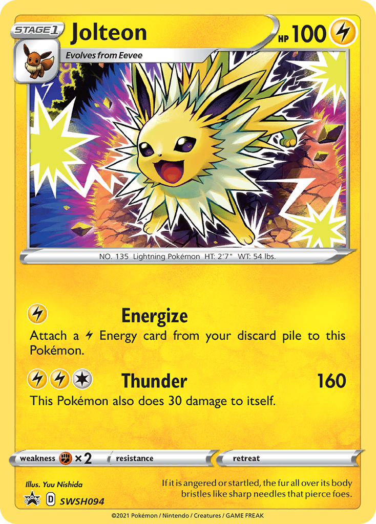 Jolteon (SWSH094) [Sword & Shield: Black Star Promos] | Rock City Comics