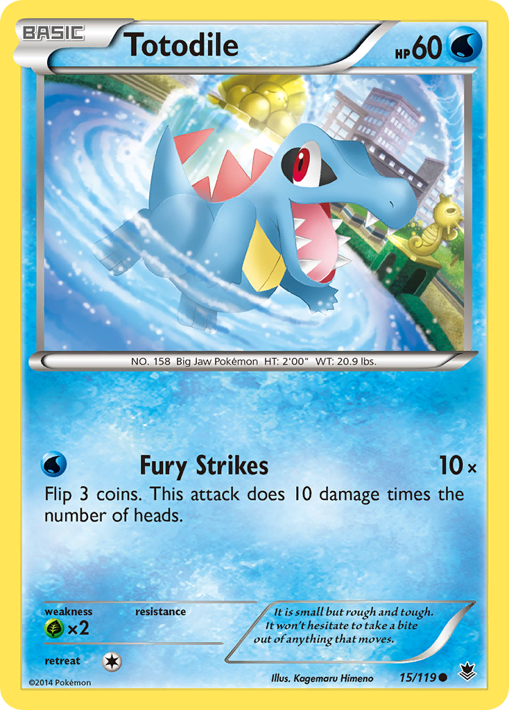 Totodile (15/119) [XY: Phantom Forces] | Rock City Comics