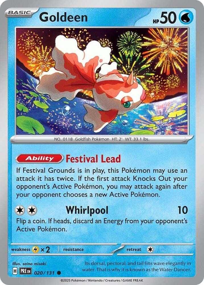 Goldeen (020/131) [Scarlet & Violet: Prismatic Evolutions] | Rock City Comics