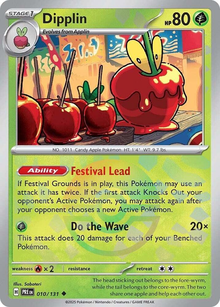 Dipplin (010/131) (Poke Ball Pattern) [Scarlet & Violet: Prismatic Evolutions] | Rock City Comics