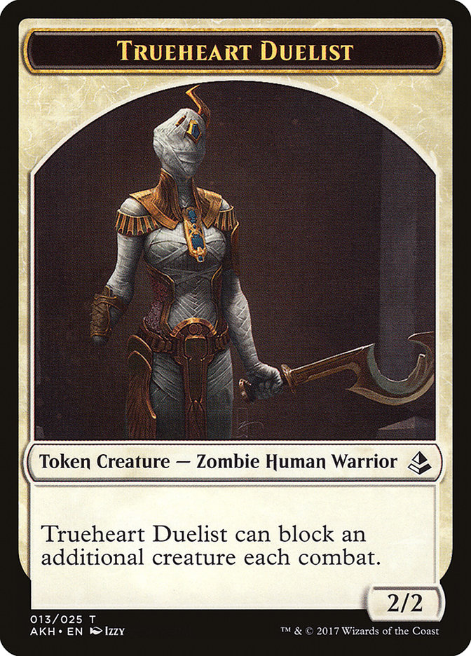 Trueheart Duelist // Snake Double-Sided Token [Amonkhet Tokens] | Rock City Comics