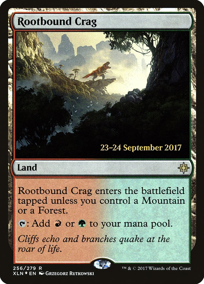 Rootbound Crag [Ixalan Prerelease Promos] | Rock City Comics
