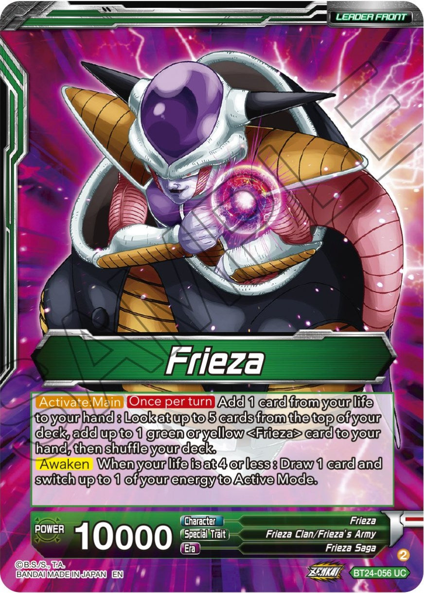 Frieza // Frieza, Scourge of Saiyans (SLR) (BT24-056) [Beyond Generations] | Rock City Comics