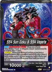 SS4 Son Goku & SS4 Vegeta // SS4 Vegito, Sparking Potara Warrior (SLR) (BT24-112) [Beyond Generations] | Rock City Comics