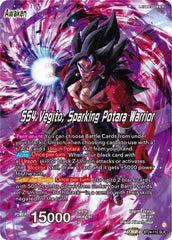 SS4 Son Goku & SS4 Vegeta // SS4 Vegito, Sparking Potara Warrior (SLR) (BT24-112) [Beyond Generations] | Rock City Comics