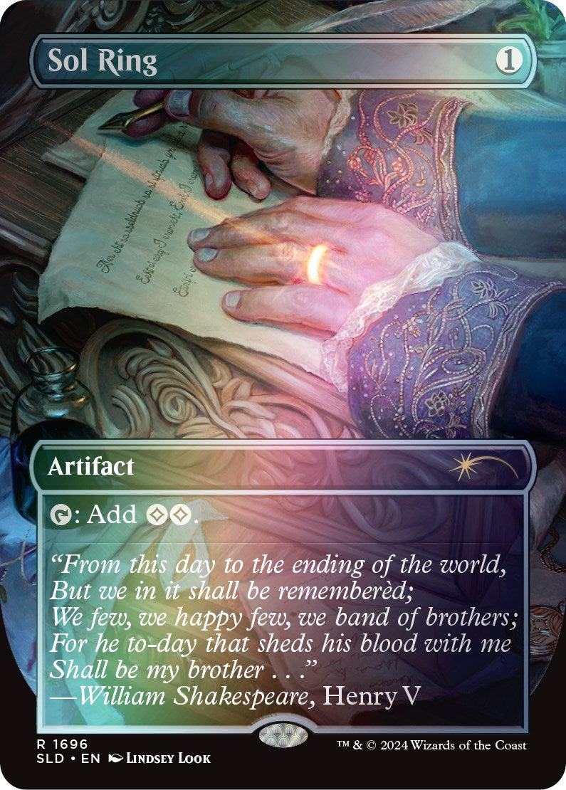 Sol Ring (1696) (Rainbow Foil) [Secret Lair: Sheldon's Spellbook] | Rock City Comics