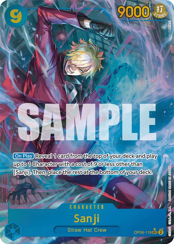 Sanji (Alternate Art) [Wings of the Captain] | Rock City Comics