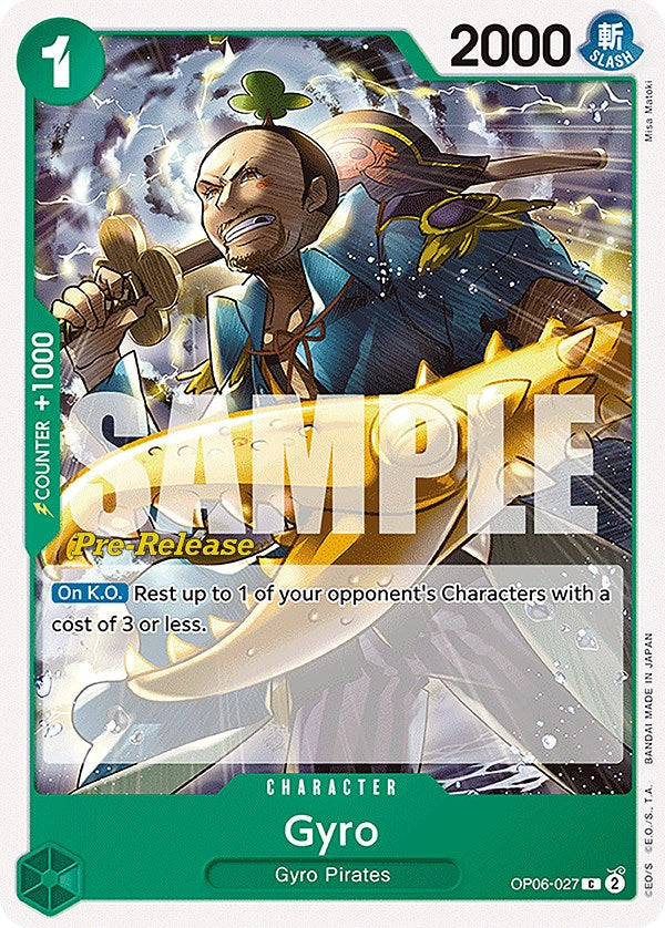 Gyro [Wings of the Captain Pre-Release Cards] | Rock City Comics