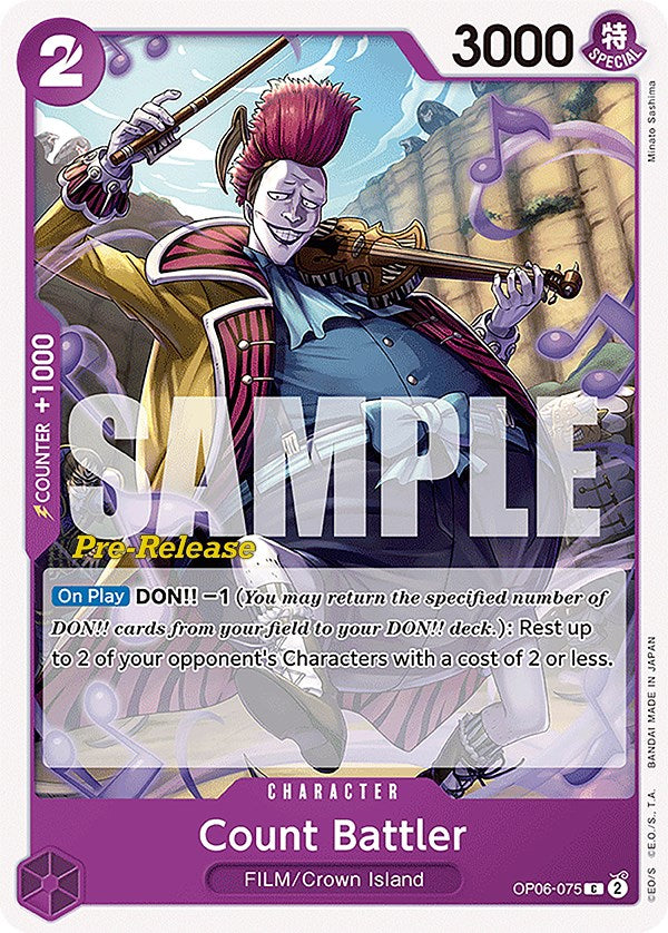 Count Battler [Wings of the Captain Pre-Release Cards] | Rock City Comics