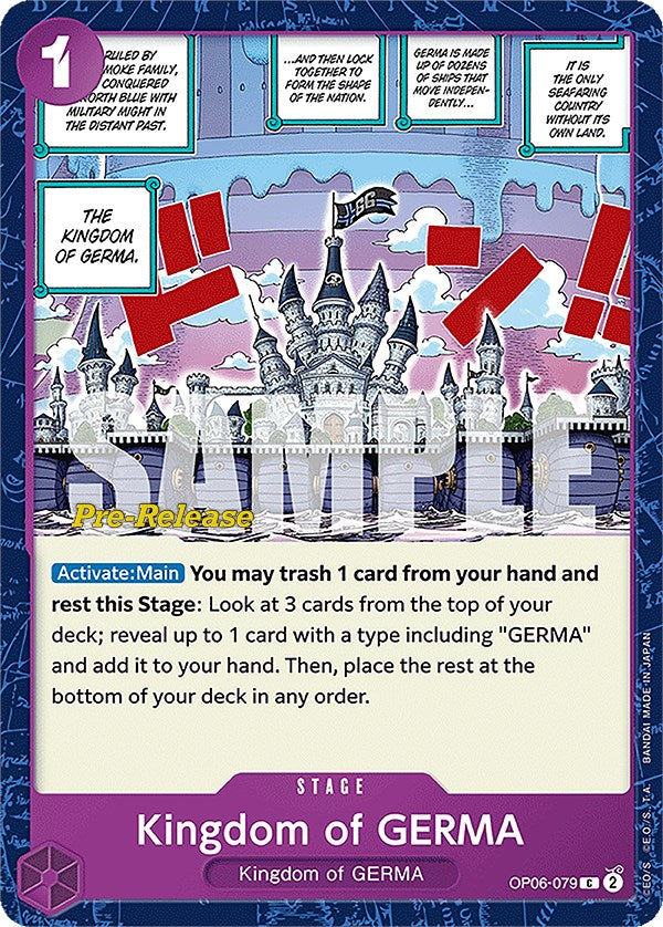 Kingdom of GERMA [Wings of the Captain Pre-Release Cards] | Rock City Comics