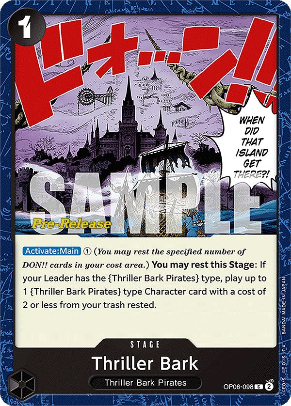 Thriller Bark [Wings of the Captain Pre-Release Cards] | Rock City Comics