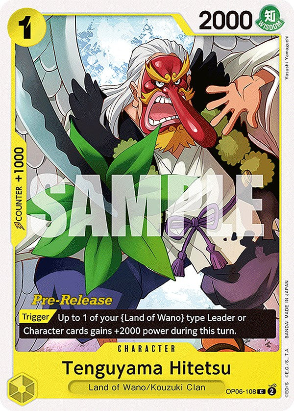 Tenguyama Hitetsu [Wings of the Captain Pre-Release Cards] | Rock City Comics