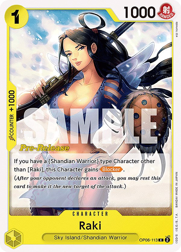 Raki [Wings of the Captain Pre-Release Cards] | Rock City Comics